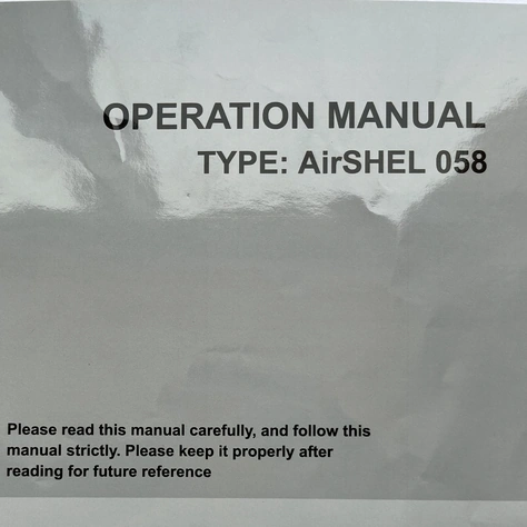 Operation manual comes with an air purifier box, easy to understand how to operate the air purifier