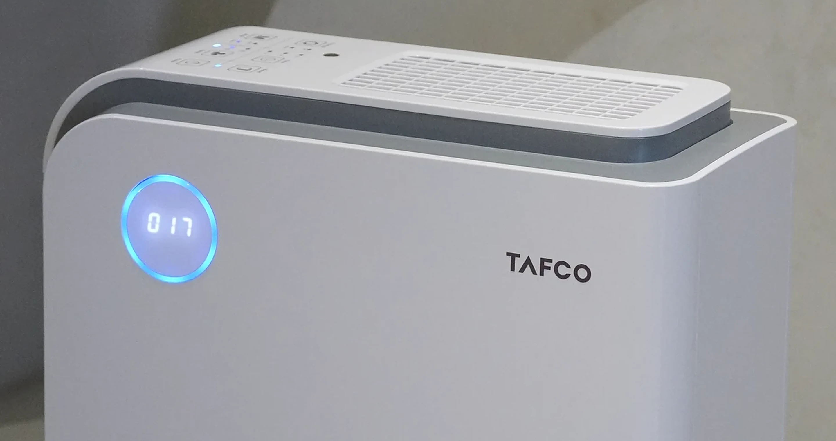 An air purifier which cleans air