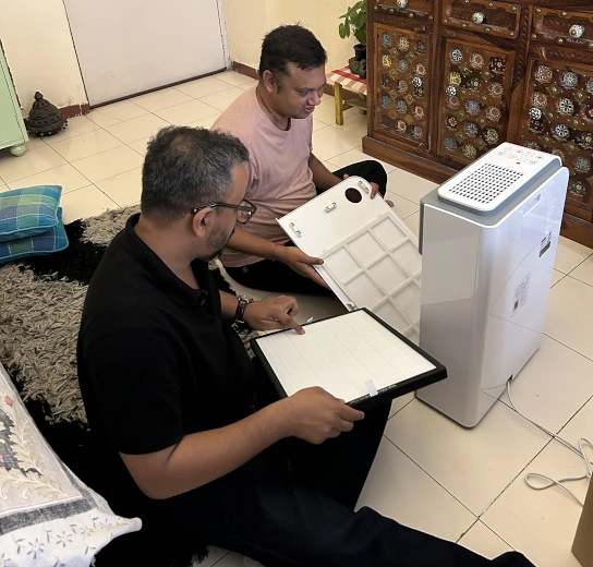 Team TAFCO while installation